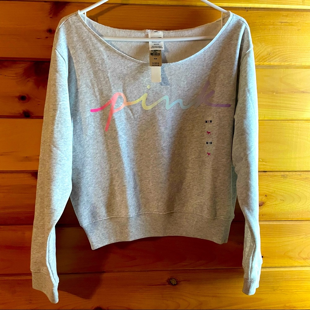 NWT PINK Victorias Secret Sweatshirt